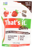 That's It. Thats It 900009 1.83 oz Bites Strawberry Dark Chocolate Pack of 4