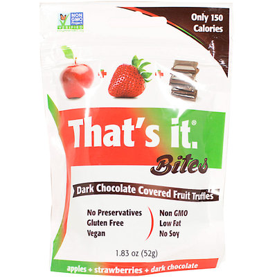 That's It. Thats It 900009 1.83 oz Bites Strawberry Dark Chocolate Pack of 4