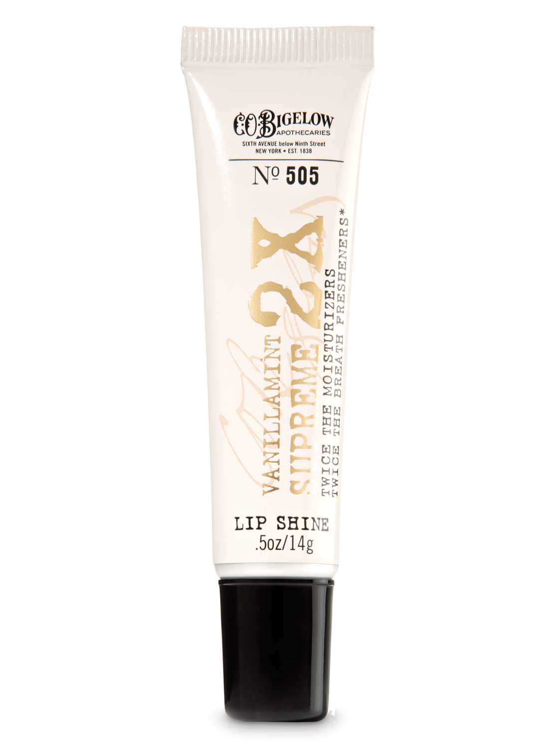 c bigelow lip gloss Co Mentha Pearl Mint Shimmer Tint 0.47 Fl Oz S/2 #2137C infused lip treatment delivers high C.O. Bigelow Vanillamint Supreme 2X