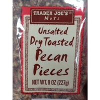 Trader Joe's Unsalted Dry Toasted Pecan Pieces 8oz