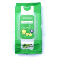 Celavi Makeup Remover Cleansing Wipes Removing Towelettes 1 Pack - 60 Sheets (Cucumber)