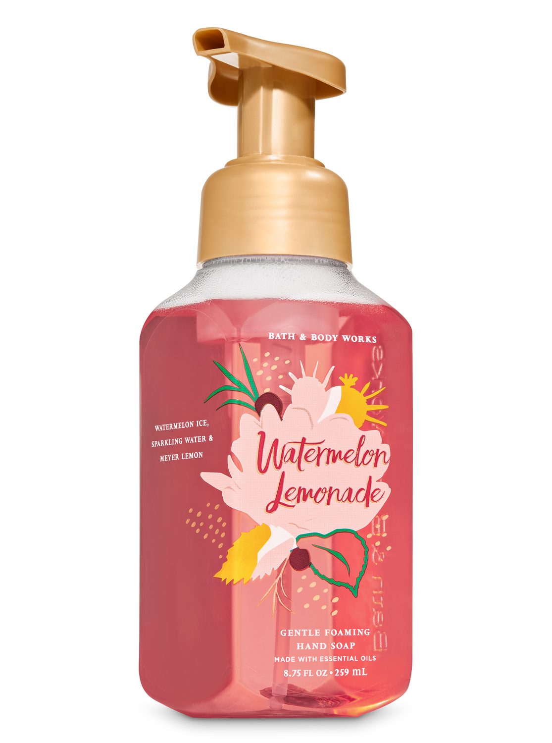 Bath Body Works Watermelon Lemonade Gentle Foaming Hand Soap - Main Image