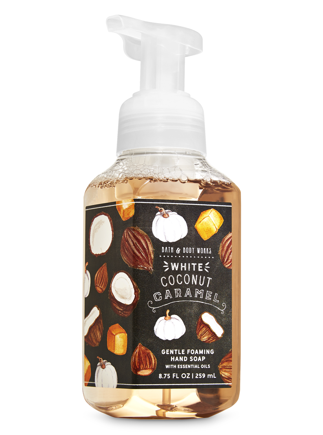 Bath Body Works White Coconut Caramel Gentle Foaming Hand Soap