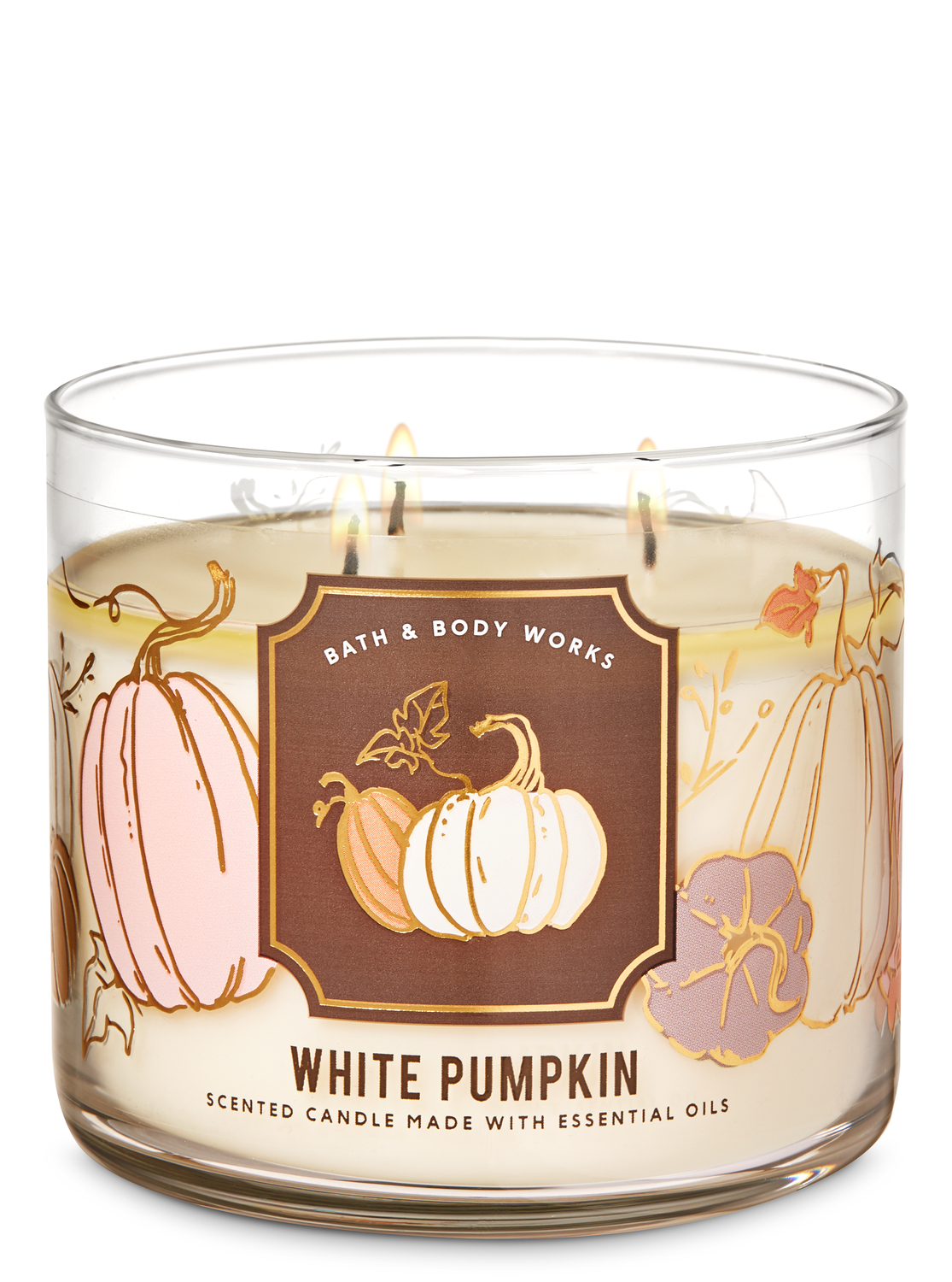Bath Body Works White Pumpkin 3-Wick Candle
