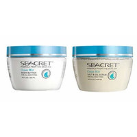 Seacret Dead Sea Spa Body Butter + Salt & Oil Scrub Set- Various Scent (Ocean Mist)