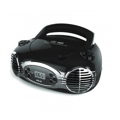Supersonic Retro CD Boombox FM PLL Radio-Black