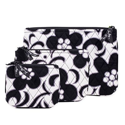 Vera Bradley Cosmetic Trio Bags (Night and Day)