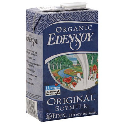 Eden Foods Edensoy Original Organic Soymilk, 32FO (Pack of 12)