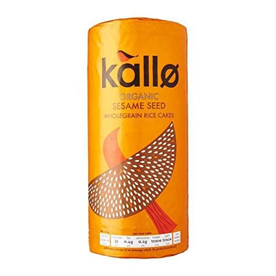 Kallo Rice Cakes With Sesame Salted 130g by Kallo