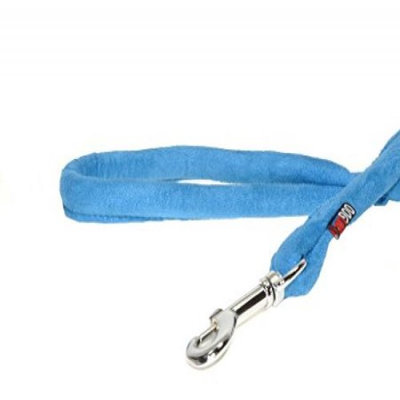 Dogline M8066-2 6 ft. L x 0.38 W in. Comfort Microfiber Round Leash Blue