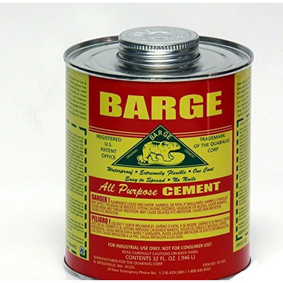 BARGE All-Purpose TF CEMENT Rubber Leather Shoe Waterproof Glue 1 Qt (0.946 L)