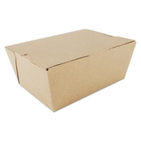 Sct ChampPak Carryout Boxes, 4lb, 7 3/4w x 5 1/2d x 3 1/2h, Brown