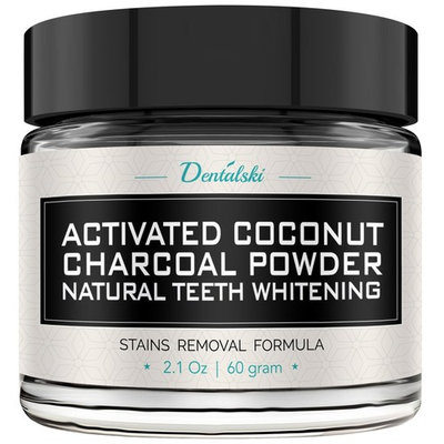 Activated Charcoal Teeth Whitening Powder - Made in USA with Organic Coconut Activated Charcoal for Safe Effective Teeth Whitening, 100% Natural, Better Than Strips, Kit, Gel & Whitening Toothpaste
