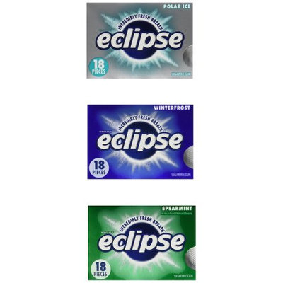 Eclipse Mint Gum Variety, 18 Pack
