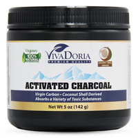 Viva Doria Activated Charcoal Powder, Coconut Shell Derived, 5 Oz