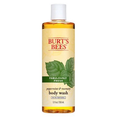 Burt's Bees Body Wash Peppermint & Rosemary 12.0 fl oz(pack of 6)