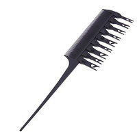 1 Pack Comb Hair Brush Professional Hairdressing Double Side Dye Anti Static Drying Tinting Combs Styling Tools Combo Pocket Long Round Handle Holder Charming Popular Beard Natural Women Travel Kit