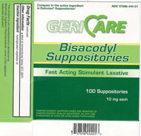 Mckesson Brand Gericare Bisacodyl Laxative Suppository