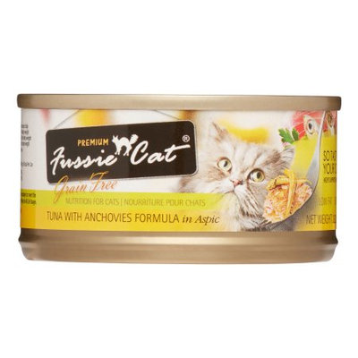 Mojetto Fussie Cat Premium Tuna with Anchovy Cat Can Food - 24x2.8oz