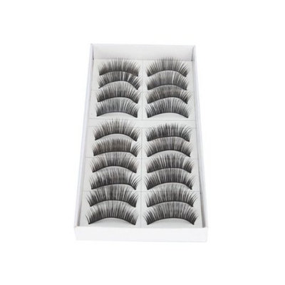 10 Pair Long Black False Eyelashes Eye Lashes Makeup sks017 by Crazy Cart