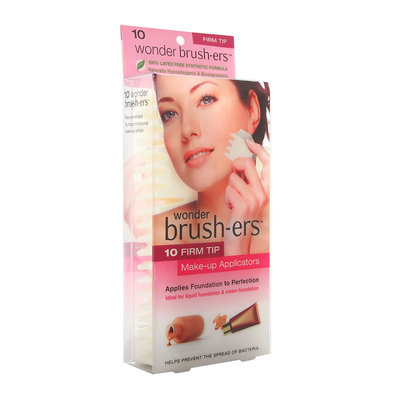 Firm Brush-ers For Foundation Liquid And Powder 10 Count