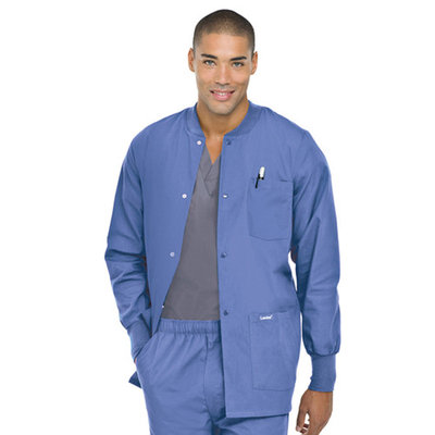 Landau Landau Men's Warm-up Jacket Scrub Top