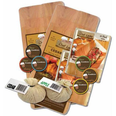 Kelly Craig CLSALMGRILL Salmon Plank Grill Set 30 Count