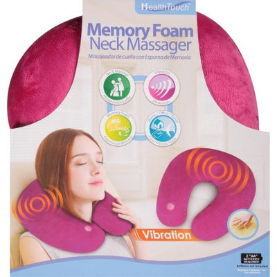 Leader Light Limited Health Touch Memory Foam Neck Massager, Pink