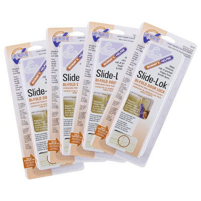 Mommy's Helper Slide-Lok Bi-Fold Door Lock - 4 Count