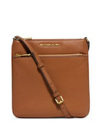 Michael Kors Riley Small Pebbled Leather Crossbody in Brown