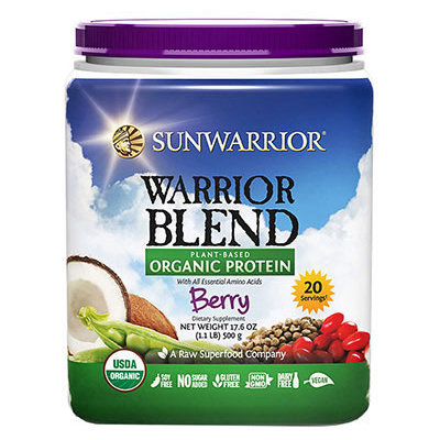 Sunwarrior Warrior Blend Plant-based Protein Berry 1.1 lbs.