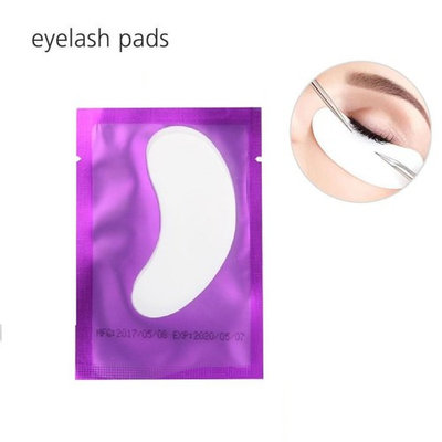 Under Eye Pads, Kemilove 20Pairs Lint Free Lash Extension Eye Gel Patches for Eyelash Extension Eye Mask Beauty Tool