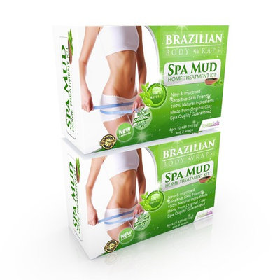 Brazilian Body Wraps - Spa Mud Home Treatment Kit for Women Slimming Home Spa Treatment for Cellulite, Weight Loss, Stretch Marks