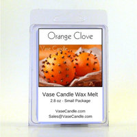 2 Orange Clove Vase Candle Melts 2.8 oz Premium Highly Scented Soy Paraffin Wax Tarts 50 Hours
