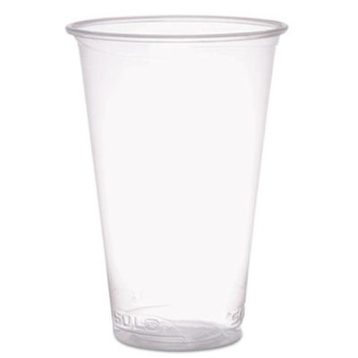 SOLO SCCPX18 Reveal Poylpropylene Cups, 18-oz. Size, Clear, 50 Cups Per Pack, 20 Packs Per Case