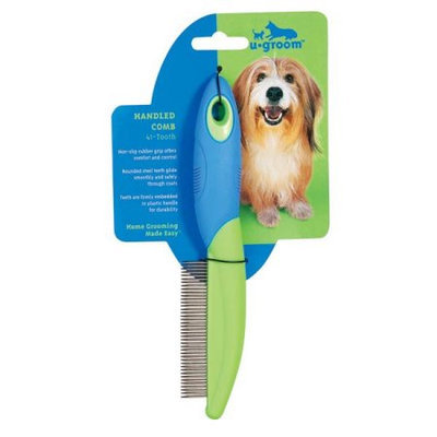 Pet Pals US343 17 UGroom Handled Comb 17-Tooth Coarse