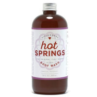 Organic All Natural Body Wash With Essential Oils. Anti-Bacterial, Hypo-Allergenic, Anti - Fungal, Biodegradable. Spa Quality, Concentrated. Hot Springs The Original Clay Based Body Wash.
