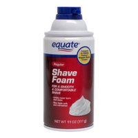 Equate Regular Shave Foam, 11 oz