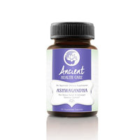Ancient Health Care Premium Ashwagandha (Withania Somnifera, Indian Ginsing) Ayurevedic Herb - Anxiety Relief & Stress Support - 7% Withanolides - 300mg - 60 Veggie Capsules - Made in USA