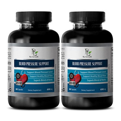 Digestive pills for men - BLOOD PRESSURE SUPPORT - Metabolism booster and energy booster - 2 Bottles 120 Capsules