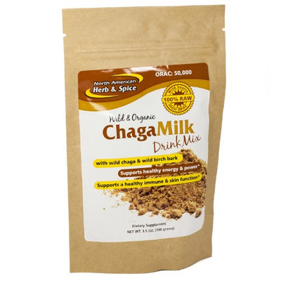 North American Herb & Spice ChagaMilk Drink Mix By North American Herb and Spice - 3.5 Ounces
