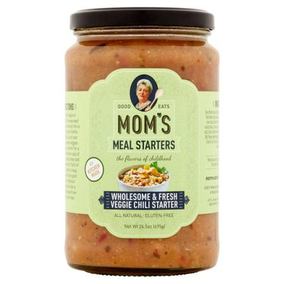 Mom's Moms, Meal Starter Veggie Chili, 24.5 Oz (Pack Of 6)