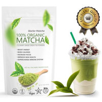 Wmbr Corp Organic Starter Matcha(16oz) Culinary Green Tea - USDA Organic - Perfect for Making Green Tea Latte or Frappe