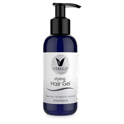 Styling Hair Gel for Men & Women by VEBELLE the Anti Aging Company - Perfect for those natural look hairstyles that need just a touch of control and...