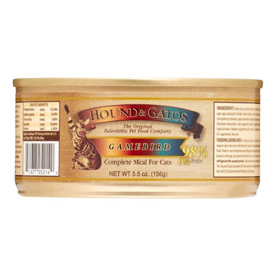 Hound & Gatos Gamebird Cat Food, 5.5 oz (Pack of 24)