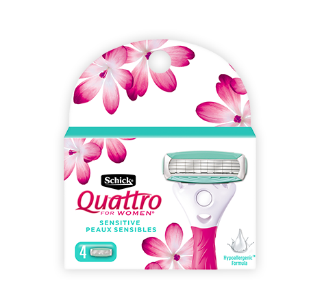 Schick® Quattro for Women® Sensitive Refill