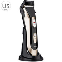 Aulley Baorun Waterproof Electric Hair Clipper Rechargeable Hair Trimmer Ceramic Blades Hairdressing Tools Mens Baby Haircut Machine