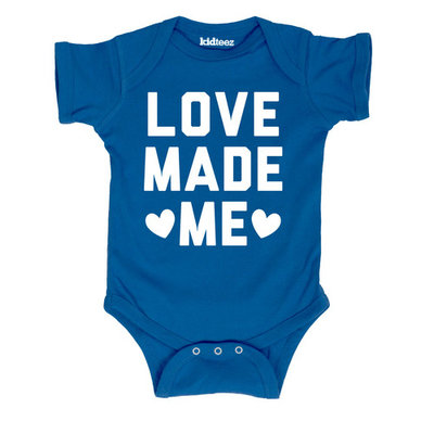 Love Made Me Cute Loving Baby Novelty-Baby One Piece