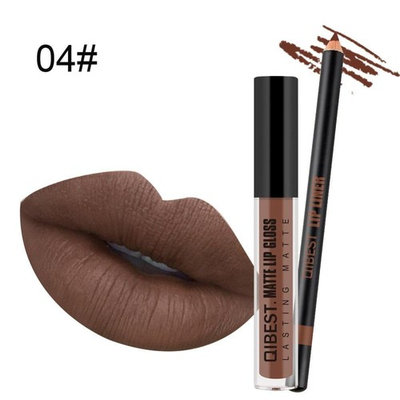 Lip Gloss for Girls, Staron Lipgloss Sets for women With Lip Liner Pencil Liquid Lipstick Makeup Waterproof Lip Gloss Long Lasting Moisturizer Beauty Liquid Matte Lipstick