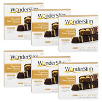 WonderSlim High Protein Meal Replacement Bar - High Fiber, Kosher, Chocolate Nutty Almond - 6 Box Value-Pack (Save 10%)